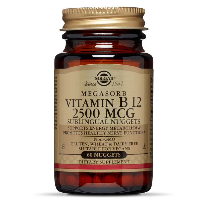 Solgar Vitamin B12 2500 мкг, 60 таб.